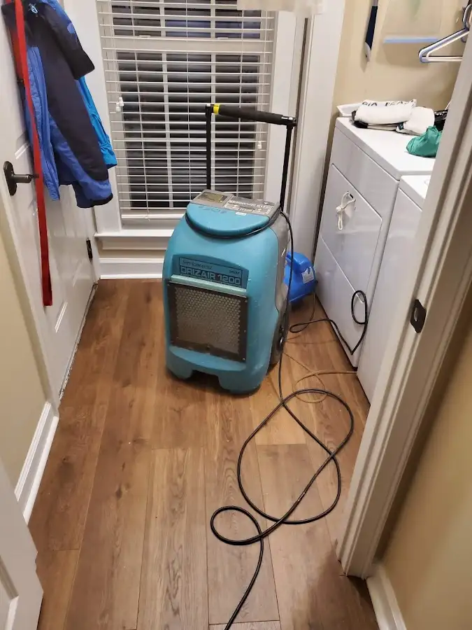Commercial dehumidifier deployed for Flood Damage Cleanup in Hannibal
