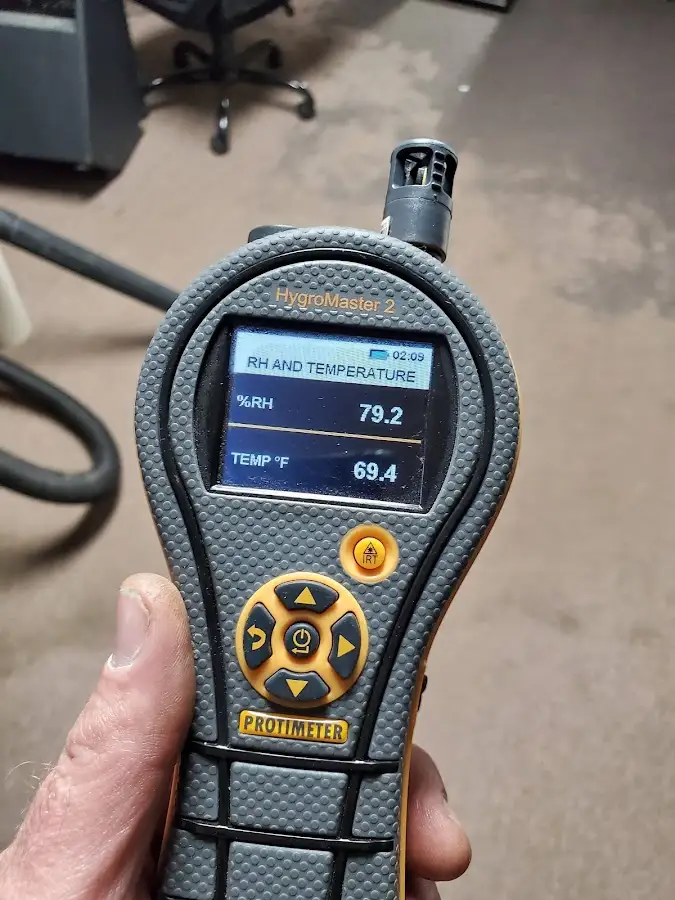 Moisture meter humidity assessment for Mold Remediation & Removal in Hannibal